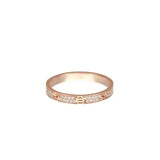 Amour Crystal Ring - Pave