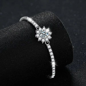 Luxury Moissanite Sunflower Bracele