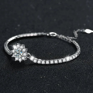 Luxury Moissanite Sunflower Bracele