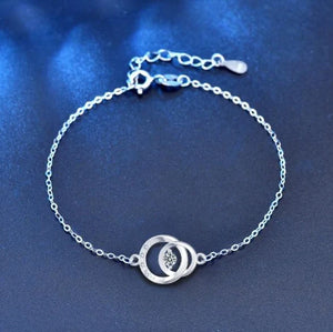 Moissanite Anniversary Charm Bracelet
