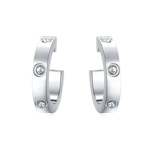 The Love Hoop Earrings