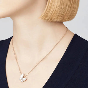 Two Butterfly Necklace
