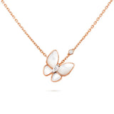 Two Butterfly Necklace