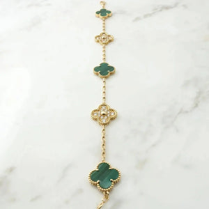 Luxury Clover Crystal Bracelet