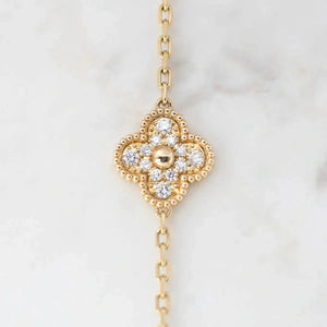 Luxury Clover Crystal Bracelet